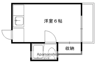 コーポラス禅【202号室】の間取り