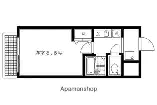 ハイツウエスティー【105号室】の間取り
