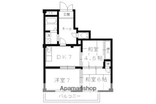 第2メゾン・ナカジマ【302号室】の間取り