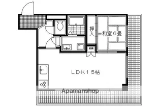 ローズヴィラ北白川【104号室】の間取り