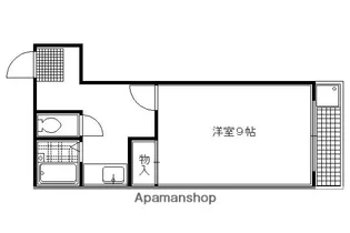 コスモハイツ宝ヶ池【302号室】の間取り