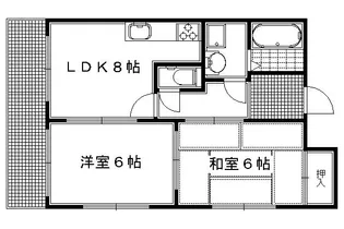 大塚マンション【303号室】の間取り