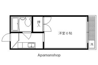 ロイヤルコーポタカハラ【502号室】の間取り