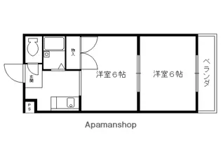 サンチェリー高田I【202号室】の間取り