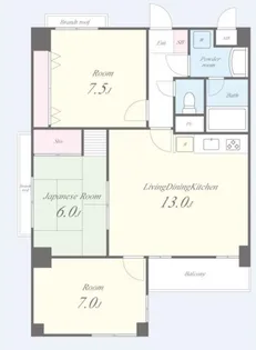 インペリアルアカシヤ【2階】の間取り