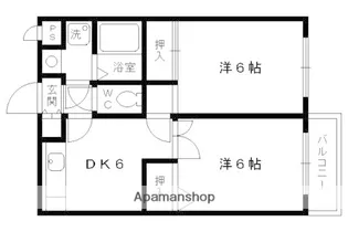 パルティールステージI【402-a号室】の間取り