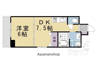 ボナール三条高倉【306号室】の間取り