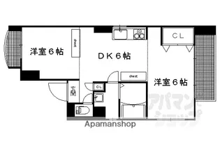 八星ハイツ【401号室】の間取り