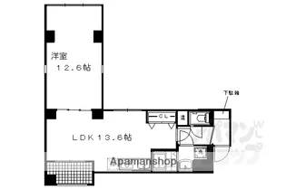 ランブラス室町六角【307号室】の間取り