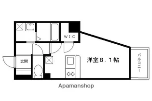 STANDZ今出川通【602号室】の間取り