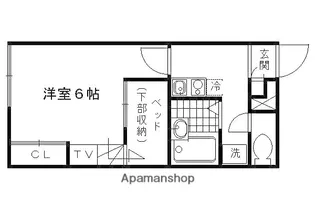 レオパレス柊野【103号室】の間取り