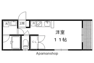 ルミナス鞠小路【303号室】の間取り
