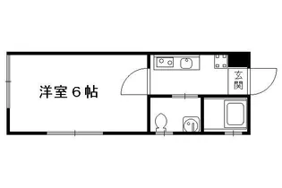 ブリエ丹波口【203号室】の間取り