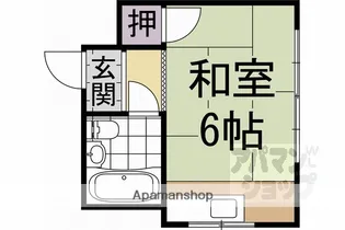 中田マンション【302号室】の間取り