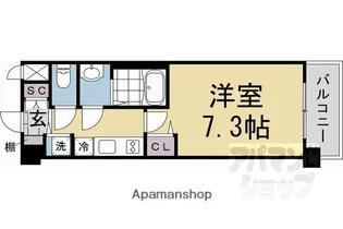 アスヴェル京都壬生EAST【2階】の間取り
