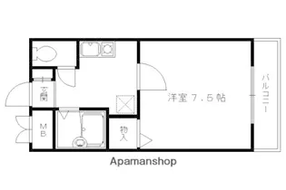 メゾン・ド・プレパント【202号室】の間取り