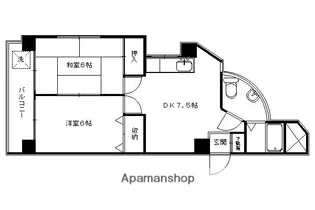 蔭山ビル【303号室】の間取り