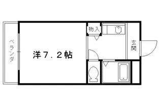 マンションひなどり【402号室】の間取り