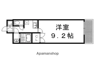 ルセロ鞍馬口【402号室】の間取り