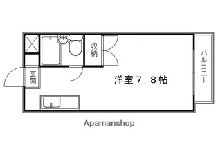 ハウス2【208号室】の間取り