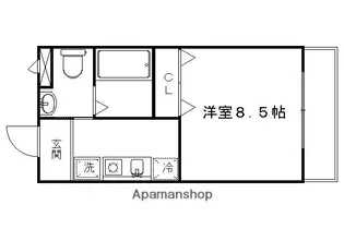 今上園マンション【306号室】の間取り