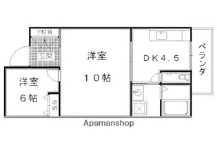 グリーンビューヒライ【301号室】の間取り