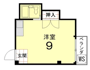 スチュディオ・エトレ88【2-A号室】の間取り