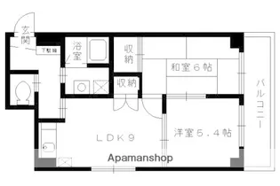 コアロード鷹ヶ峯【302号室】の間取り