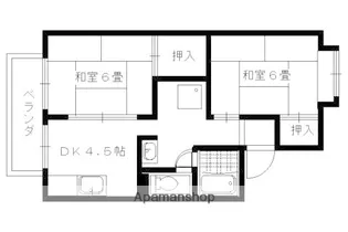 パストラルハイツ【102号室】の間取り