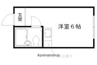 カレッジアンハウス玄琢【302号室】の間取り