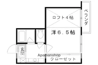 パーパス紫竹【3C号室】の間取り