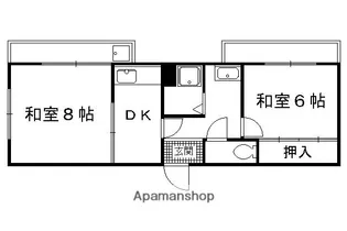 葵マンション【4-C号室】の間取り