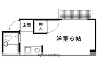 メゾン紫野【306号室】の間取り