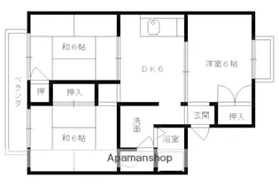 オレンジハイツ【B102号室】の間取り