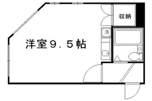 カレンマンション【203号室】の間取り