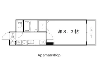 京都パレスサイド一条【205号室】の間取り