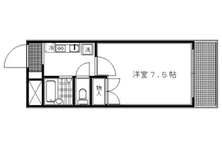 ヴィラ三晃【205号室】の間取り