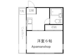 桃園ハイツ【203号室】の間取り