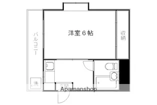 1Kの間取り画像