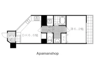 京都府京都市上京区夷川町【マンション】の間取り