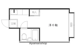 コーポマルス【401号室】の間取り