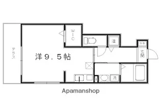 グレースコート中野【101号室】の間取り