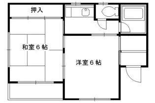 マンション中野【201号室】の間取り