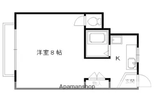 シャトー北野【103号室】の間取り