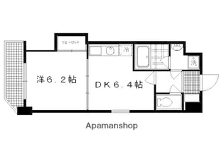 十四軒町マンション【9階】の間取り