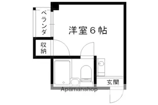 パルハイツウエダ【302号室】の間取り