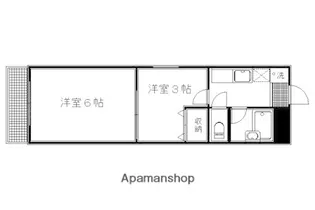 プチシャトー19【301号室】の間取り