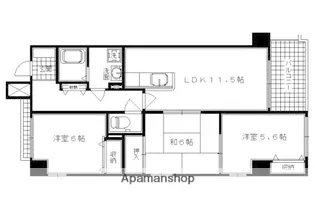 スペシャリー堀川【801号室】の間取り