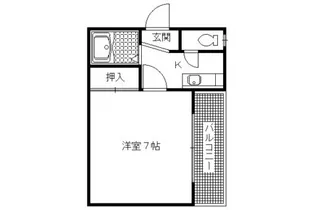 ドメーヌ新町【4階】の間取り