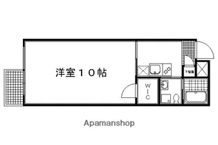 グランコスモ出町【101号室】の間取り